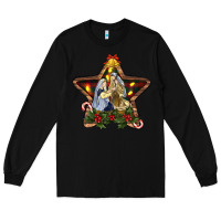 Black christmas baby jesus oh holly night Long Sleeve Tee - RanaPortraitStore