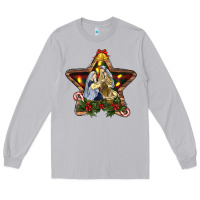 Moon Dust christmas baby jesus oh holly night Long Sleeve Tee - RanaPortraitStore