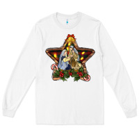 White christmas baby jesus oh holly night Long Sleeve Tee - RanaPortraitStore