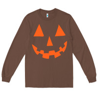 Chestnut Halloween Pumpkin Face Gift Creepy Spooky Horror Long Sleeve Tee - maiPhamDesign