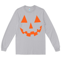 Moon Dust Halloween Pumpkin Face Gift Creepy Spooky Horror Long Sleeve Tee - maiPhamDesign
