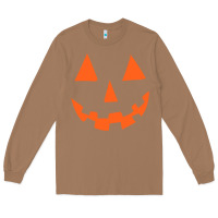 Toasted Coconut Halloween Pumpkin Face Gift Creepy Spooky Horror Long Sleeve Tee - maiPhamDesign