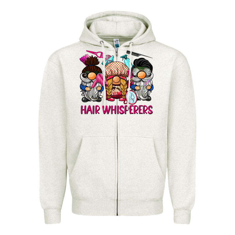 Hair Whisperers Zipper Hoodie by BarkalooDesign | Teevron