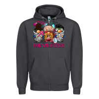 Smoke hair whisperers Zipper Hoodie - BarkalooDesign