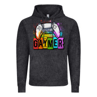 Vintage Black gaymer lgbtq gaming Vintage Hoodie - OliviaCreatesArt