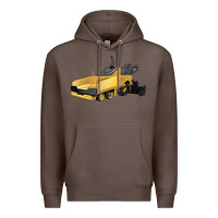 Coffee Asphalt Paver Premium Hoodie - LillyAllenDesigns