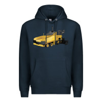 Navy Asphalt Paver Premium Hoodie - LillyAllenDesigns