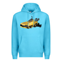 Ocean Blue Asphalt Paver Premium Hoodie - LillyAllenDesigns