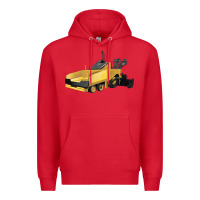 Red Asphalt Paver Premium Hoodie - LillyAllenDesigns