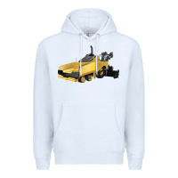 White Asphalt Paver Premium Hoodie - LillyAllenDesigns