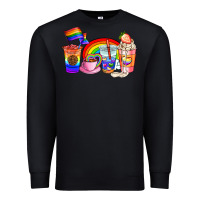 Black pride coffee cups Premium Sweatshirt - AdoDesignShop