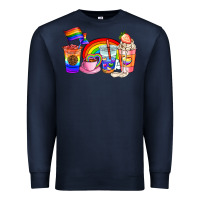 Navy pride coffee cups Premium Sweatshirt - AdoDesignShop