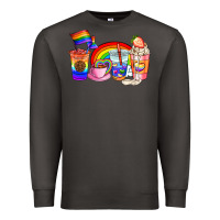 Smoke pride coffee cups Premium Sweatshirt - AdoDesignShop