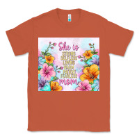 Copper she is mom with flowers Classic Tee - TumblerDesignByShophia
