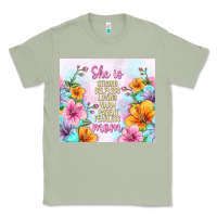 Matcha she is mom with flowers Classic Tee - TumblerDesignByShophia