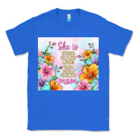 She Is Mom With Flowers Classic Tee | Teevron