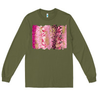 Army Green cancer brushstroke Long Sleeve Tee - FaDigitalArtStudio