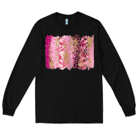 Black cancer brushstroke Long Sleeve Tee - FaDigitalArtStudio