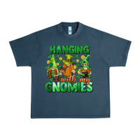Midnight Navy St. Patrick's Day gnomes Urban Heavy Tee - CowGirlArtShop