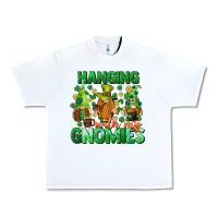 White St. Patrick's Day gnomes Urban Heavy Tee - CowGirlArtShop