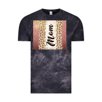 Cloud Black Rose gold mom leopard glitter Vintage Tee - CowGirlArtShop