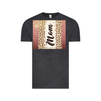 Vintage Black Rose gold mom leopard glitter Vintage Tee - CowGirlArtShop