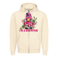 Sandshell i'm a survivor gnome Zipper Hoodie - BarkalooDesign