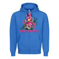 True Royal i'm a survivor gnome Zipper Hoodie - BarkalooDesign