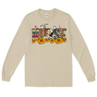Mushroom Western Nurse Sunflower Long Sleeve Tee - FaDigitalArtStudio