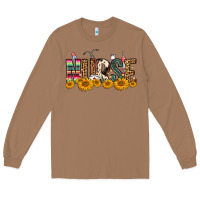 Toasted Coconut Western Nurse Sunflower Long Sleeve Tee - FaDigitalArtStudio