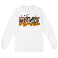 White Western Nurse Sunflower Long Sleeve Tee - FaDigitalArtStudio