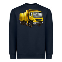Navy dump truck Heavyweight Sweatshirt - Artiststas