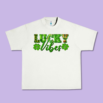 Lucky Vibes Urban Heavy Tee Designed By Ranaportraitstore