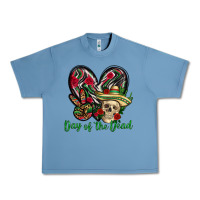 Pebble Blue Day of the dead Mexico Urban Heavy Tee - HowdyJamesFarm