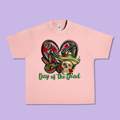 Day Of The Dead Mexico Urban Heavy Tee Designed By Howdyjamesfarm