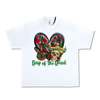 White Day of the dead Mexico Urban Heavy Tee - HowdyJamesFarm