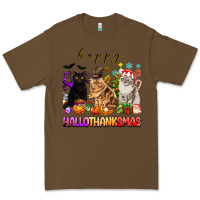Cacao happy hallothanksmas cats Premium Tee - texasbilliewilder