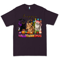 Plum happy hallothanksmas cats Premium Tee - texasbilliewilder