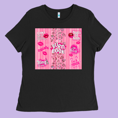 Burn Book Ladies Tee Designed By Tumblerdesignbyshophia