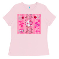 Bubblegum Pink burn book Ladies Tee - TumblerDesignByShophia