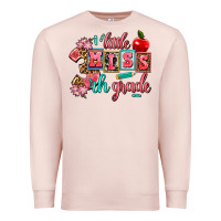 Pale Pink little miss 3 rh   grade Premium Sweatshirt - AdoDesignShop
