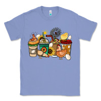 Colony Blue Chicken coffee cups Classic Tee - HowdyJamesFarm
