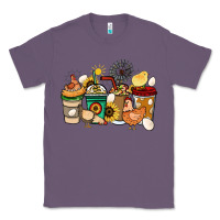 Lavender Chicken coffee cups Classic Tee - HowdyJamesFarm