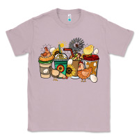 Lilac Chicken coffee cups Classic Tee - HowdyJamesFarm