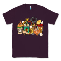 Plum Chicken coffee cups Classic Tee - HowdyJamesFarm