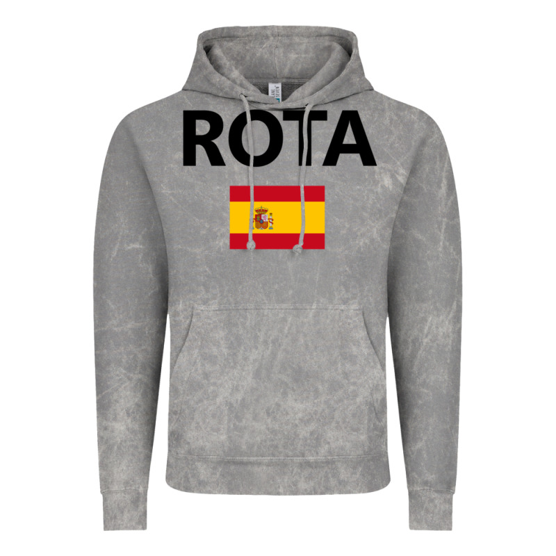 Rota Spain Spanish Flag City Vacation Travel Gift Pullover Hoodie Vintage Hoodie by maiPhamDesign | Teevron