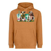 Meerkat cow coffee cups Heavyweight Hoodie - AdoDesignShop