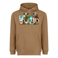 Toasted Coconut cow coffee cups Heavyweight Hoodie - AdoDesignShop