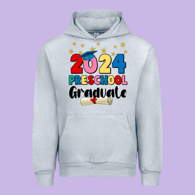 2024 Preschool Graduate Urban Hoodie Designed By Jahusdesignshop