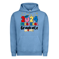 Pigment Pebble Blue 2024 preschool graduate Urban Hoodie - JahusDesignShop